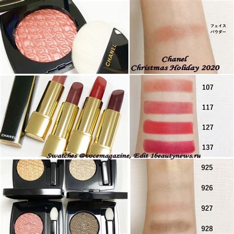 chanel beauty christmas lipstick swatches|Chanel lipstick online shop.